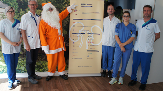 Groepsfoto dienst Urologie - nierkanker voorkomen