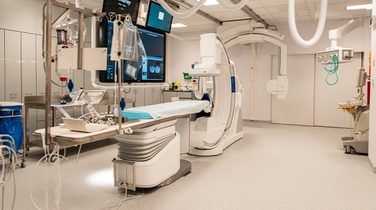 Nieuwe angiografiezaal AZ Sint-Jan Brugge met nieuw angiografietoestel
