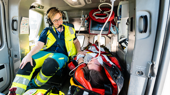 Dr. Evi Steen MUG-helikopter AZ Sint-Jan Brugge