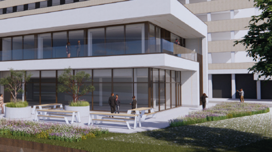 Restaurant AZ Sint-Jan Brugge - renderfoto