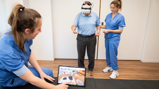 VR-bril binnen onze dienst Ergotherapie